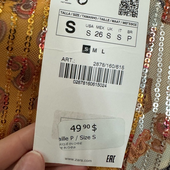 Zara Sequin Dress - Picture 4 of 5